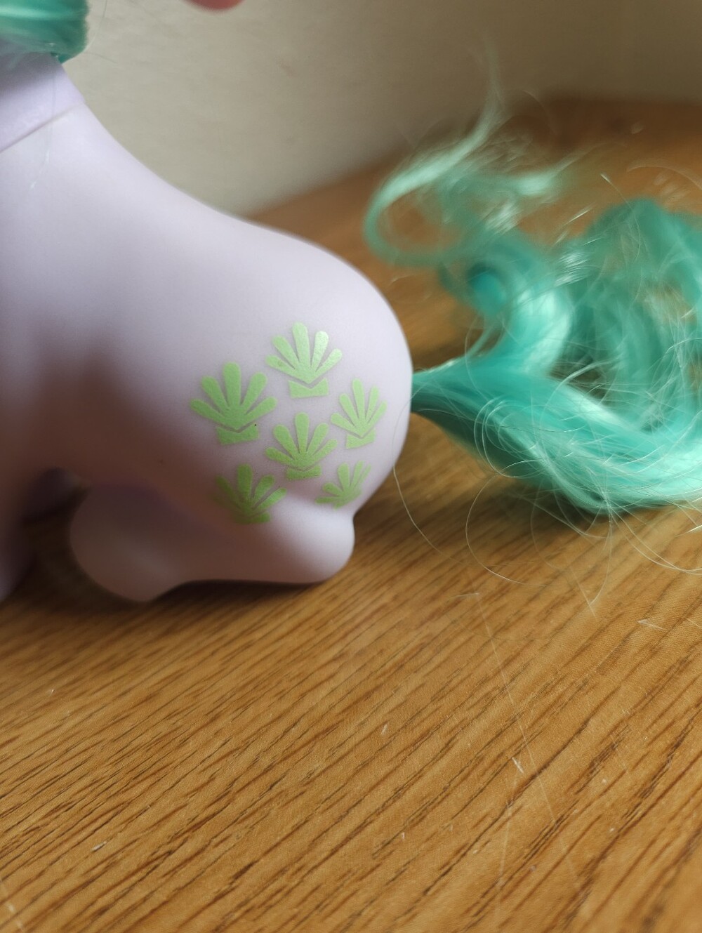 Vintage My Little Pony G1 Seashell Sitting 1983 Purple Green Faded Hair - Picture 3 of 14